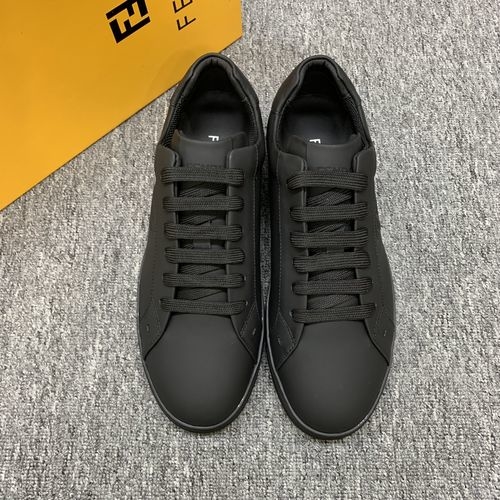 Fendi Premium Silk Leather Casual Shoes