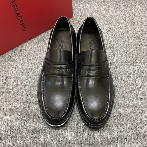 Ferragamo Cow Leather Shoes With Lightweight Foam Sole