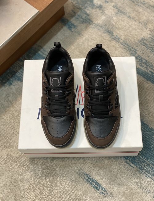 Moncler Perforated Cowhide Casual Sneakers