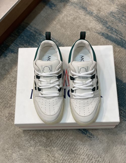 Moncler Perforated Cowhide Casual Sneakers
