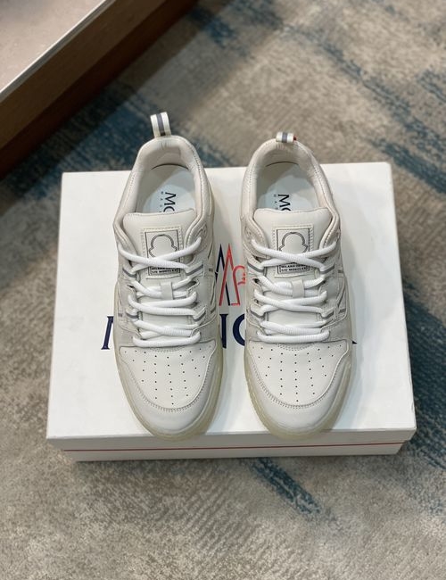 Moncler Perforated Cowhide Casual Sneakers