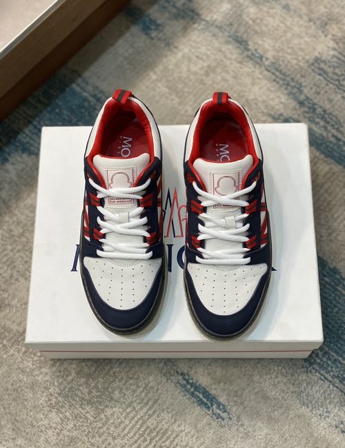 Moncler Perforated Cowhide Casual Sneakers