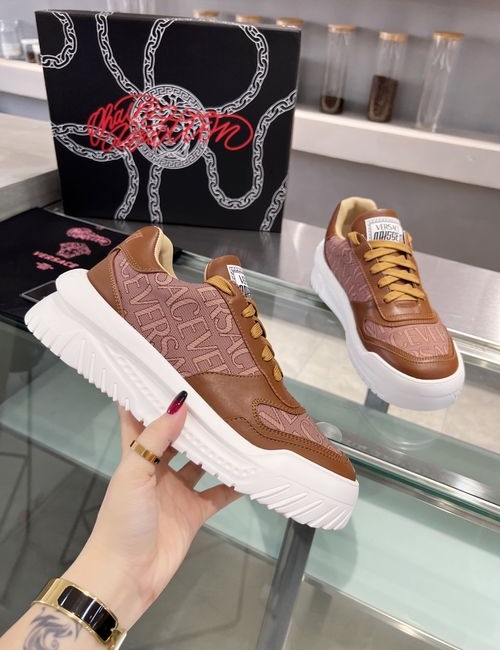 Versace Comfortable Shock-absorbing Leather Casual Shoes