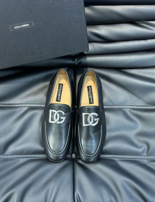 Dolce & Gabbana DG Premium Leather Shoes With Exquisite Details