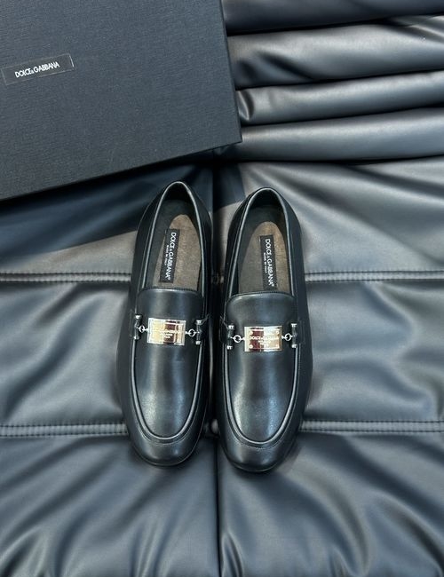Dolce & Gabbana DG Premium Leather Shoes With Exquisite Details