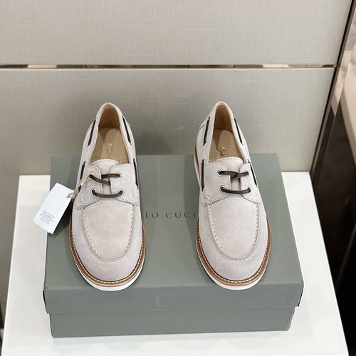 Brunello Cucinelli BC Suede Tassel Loafers