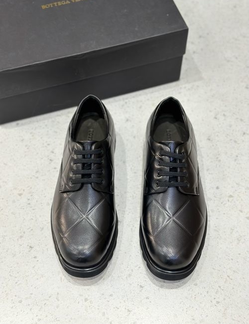 Bottega Veneta BV Leather Dress Shoes With Original Outsole