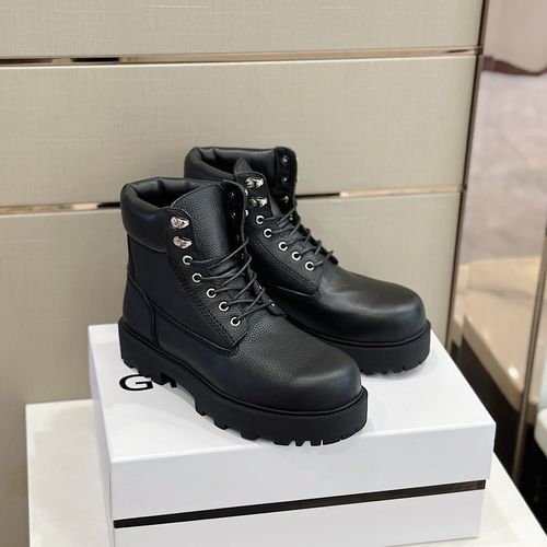 Givenchy Show Series Distressed Suede Ankle Boots