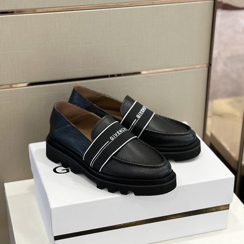 Givenchy Loafer Shoes With Patent Leather Upper