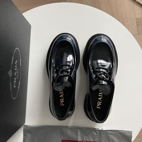 Prada Diapason Hand-Stitched Lace-Up Shoes