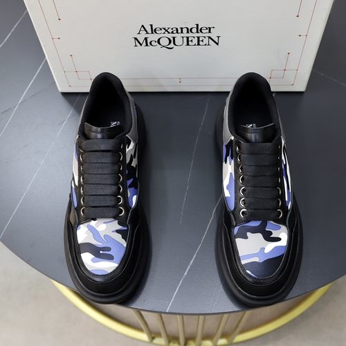 McQueen Classic White Sneakers With Silk Upper