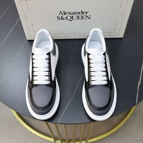 McQueen Classic White Sneakers With Silk Upper