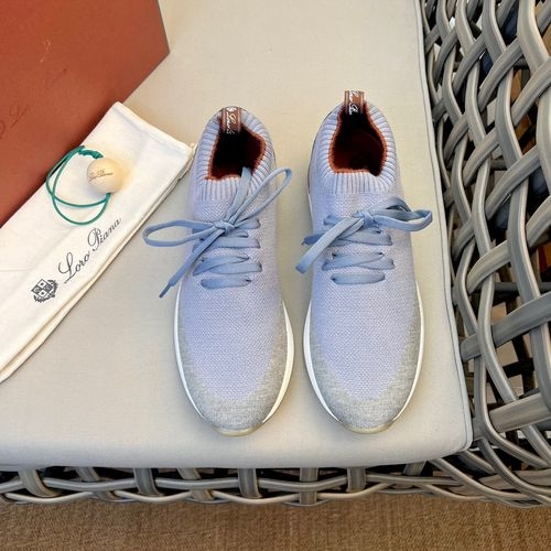 Loro Piana LP Wish Wool Knit Sneakers