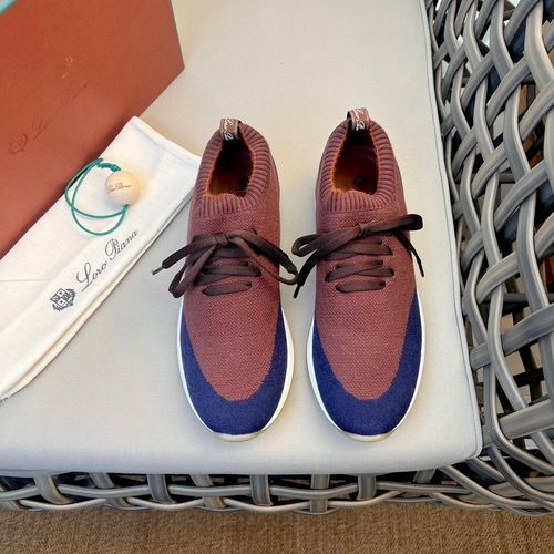 Loro Piana LP Wish Wool Knit Sneakers