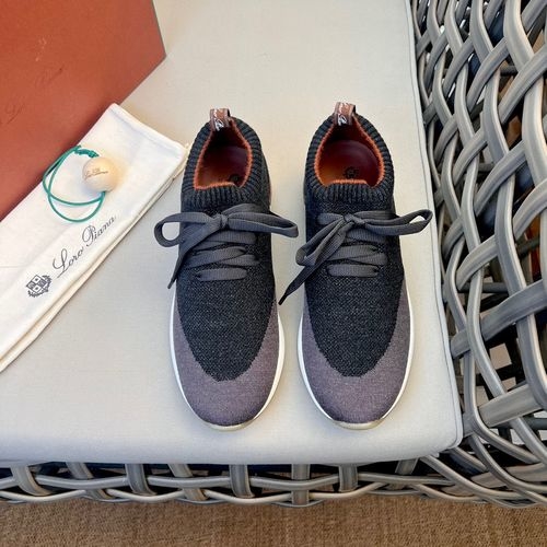 Loro Piana LP Wish Wool Knit Sneakers
