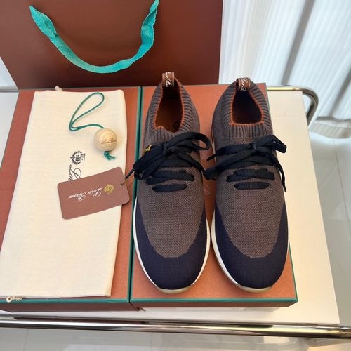 Loro Piana LP Wish Wool Knit Sneakers