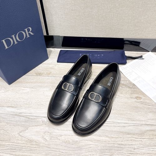 Christian Dior CD Granville Loafers With Leather Sole