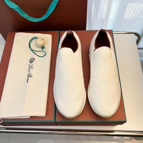 Loro Piana LP Wish Wool Knit Sneakers