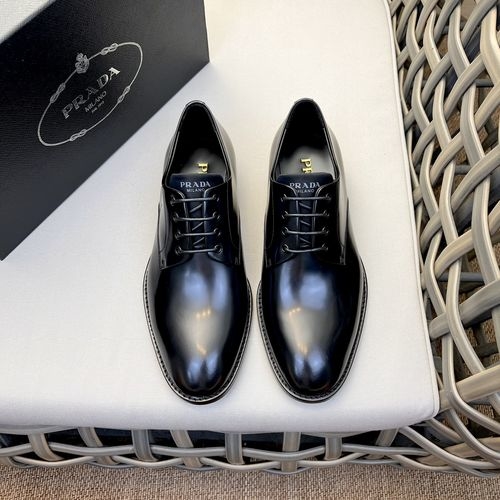 Prada Premium Leather Business Shoes