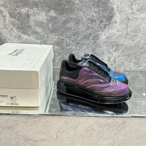 McQueen Silk Lined Air Cushion Sole Sneakers