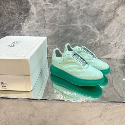 McQueen New Printed Craft Leather Sneakers