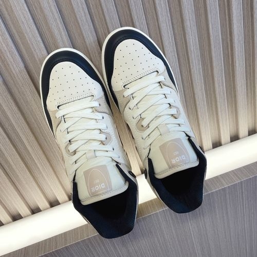 Christian Dior CD B57 Oblique Printed Leather Sneakers