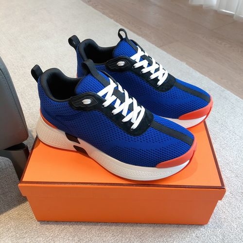 Hermes Giga Sneakers Leather Sole Comfortable Shoes