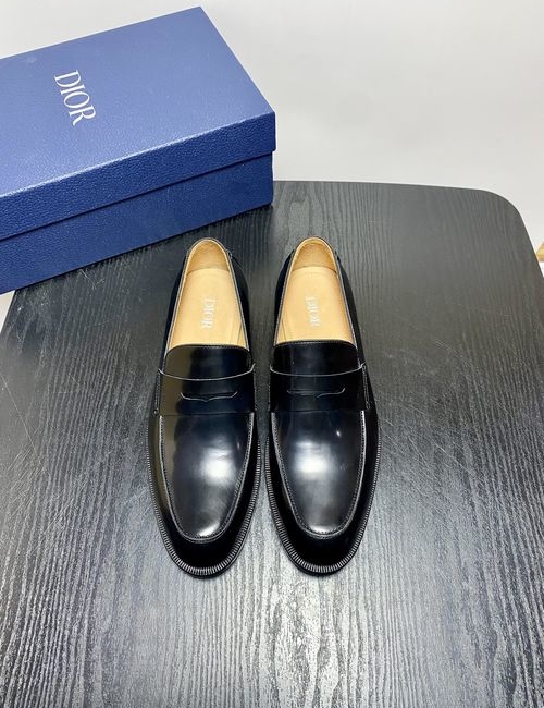 Christian Dior CD Derby Leather Dress Shoes