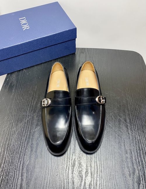 Christian Dior CD Derby Leather Dress Shoes