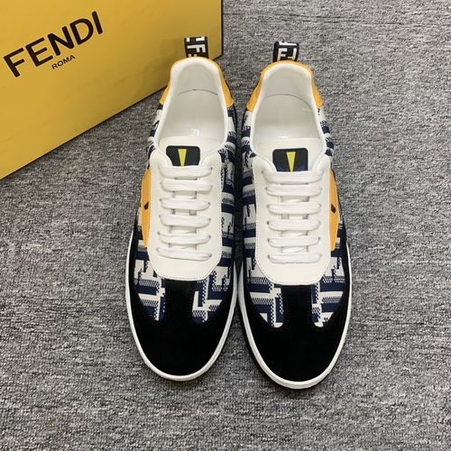 Fendi Cowhide Casual Shoes With TPU Sole
