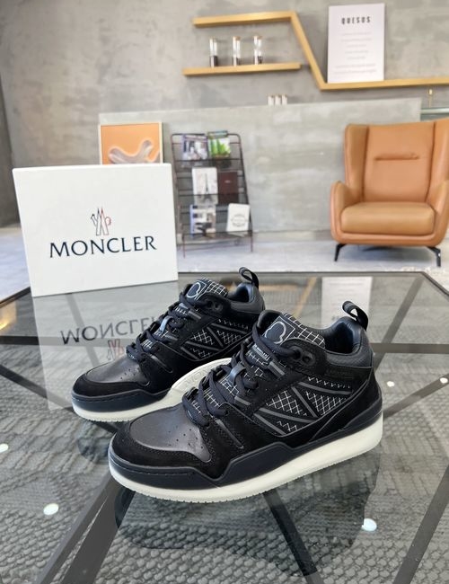 Moncler High-top Casual Leather Boots