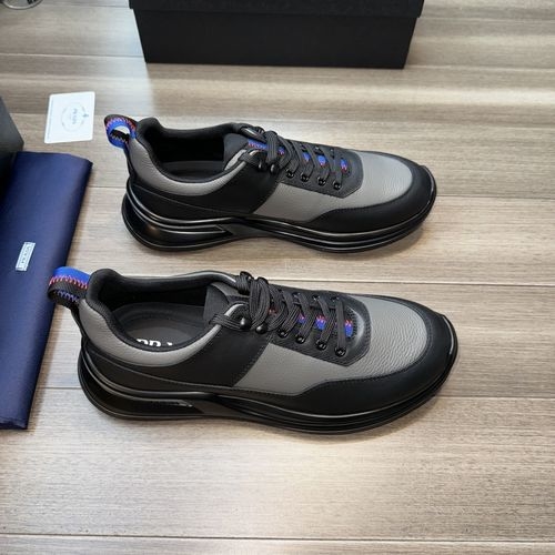 Prada Nappa Grained Cowhide Casual Shoes