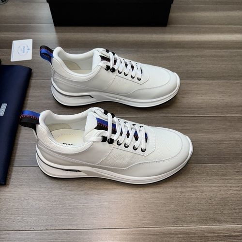 Prada Nappa Grained Cowhide Casual Shoes