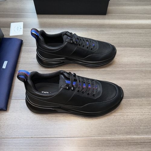 Prada Nappa Grained Cowhide Casual Shoes