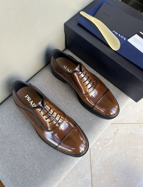 Prada Multicolor Patent Leather Brogue Loafers