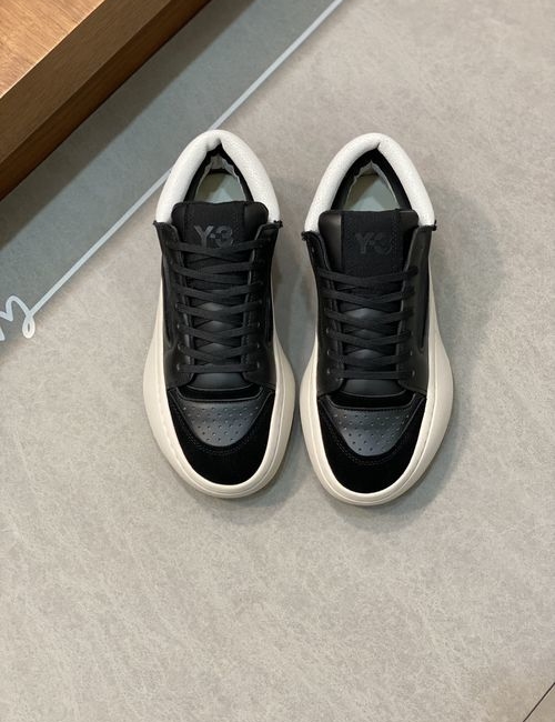 Y-3 Suede Leather Nappa Leather Canvas Shoes