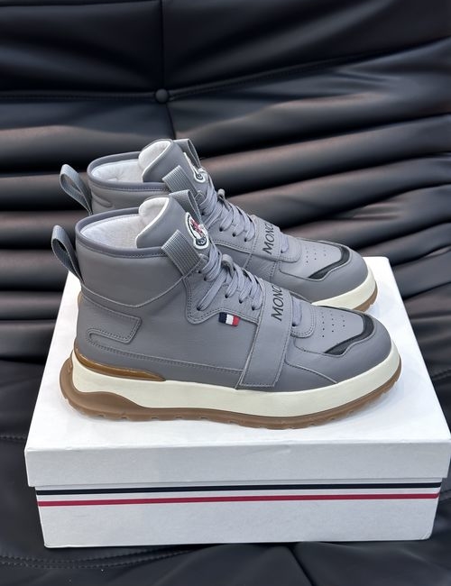 Moncler High-top Boots Soft Leather Non-slip Comfortable