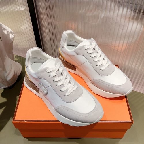 Hermes Knit Upper Casual Shoes Durable Outsole