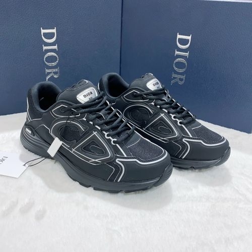 Christian Dior CD B57 Mid-top CD Logo Calfskin Sneakers