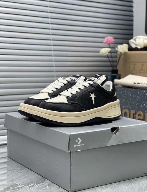 Rick Owens Low Top Co-branded Sneakers