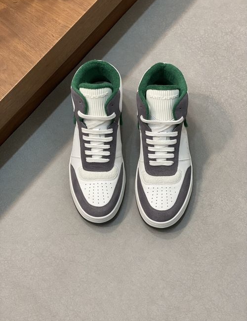 Yves Saint Laurent YSL Low-Top Lace-Up Sneakers With Perforated Leather And Brand Logo Pull Tab