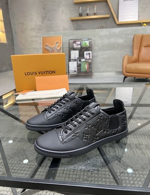 Louis Vuitton LV Leather Skate Shoes With TPU Sole