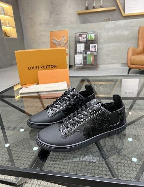 Louis Vuitton LV Leather Skate Shoes With TPU Sole