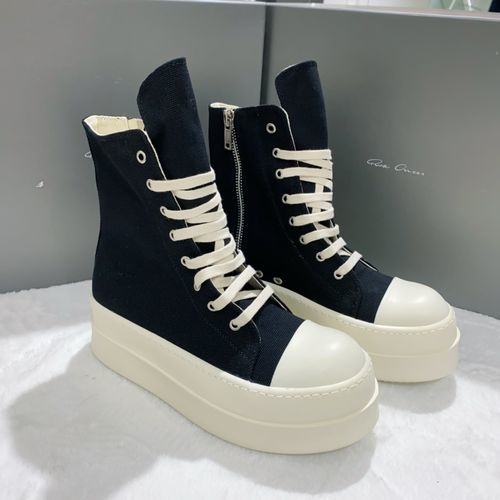 Rick Owens Minimalist Style Leather Casual Skate Shoes
