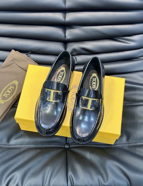 Tods Leather Sole Casual Driving Loafers