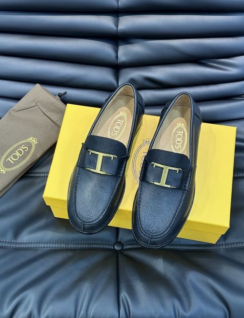 Tods Leather Sole Casual Driving Loafers