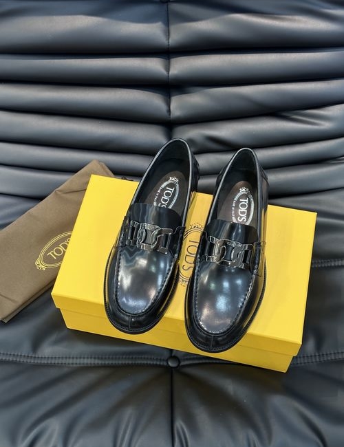 Tods Leather Sole Casual Driving Loafers