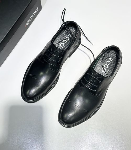 Ecco Minimalist Leather Business Casual Shoes
