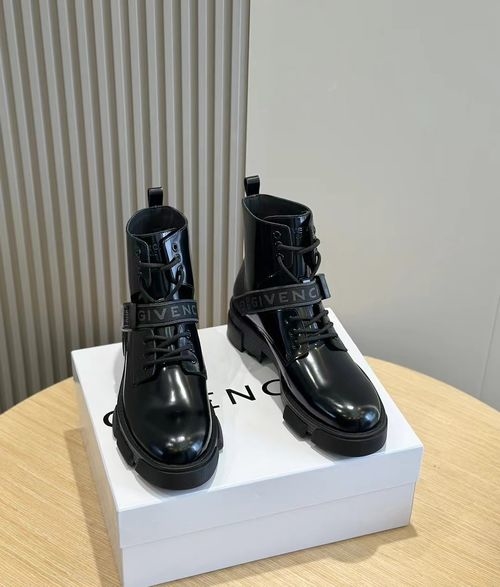 Givenchy Terra Webbing Martin Boots With 4G Logo