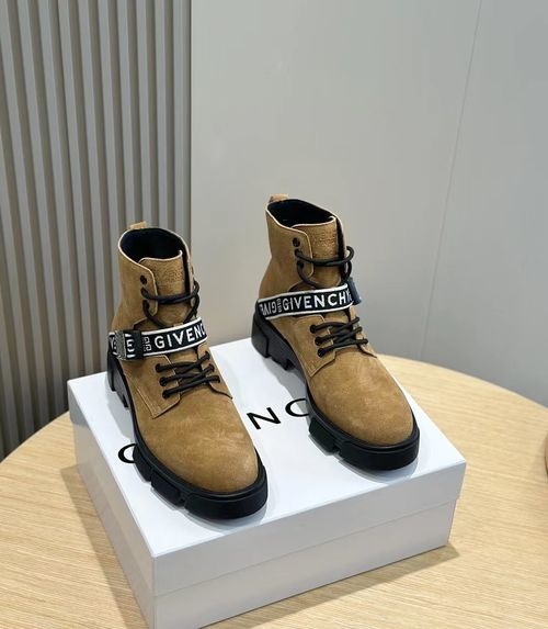 Givenchy Terra Webbing Martin Boots With 4G Logo